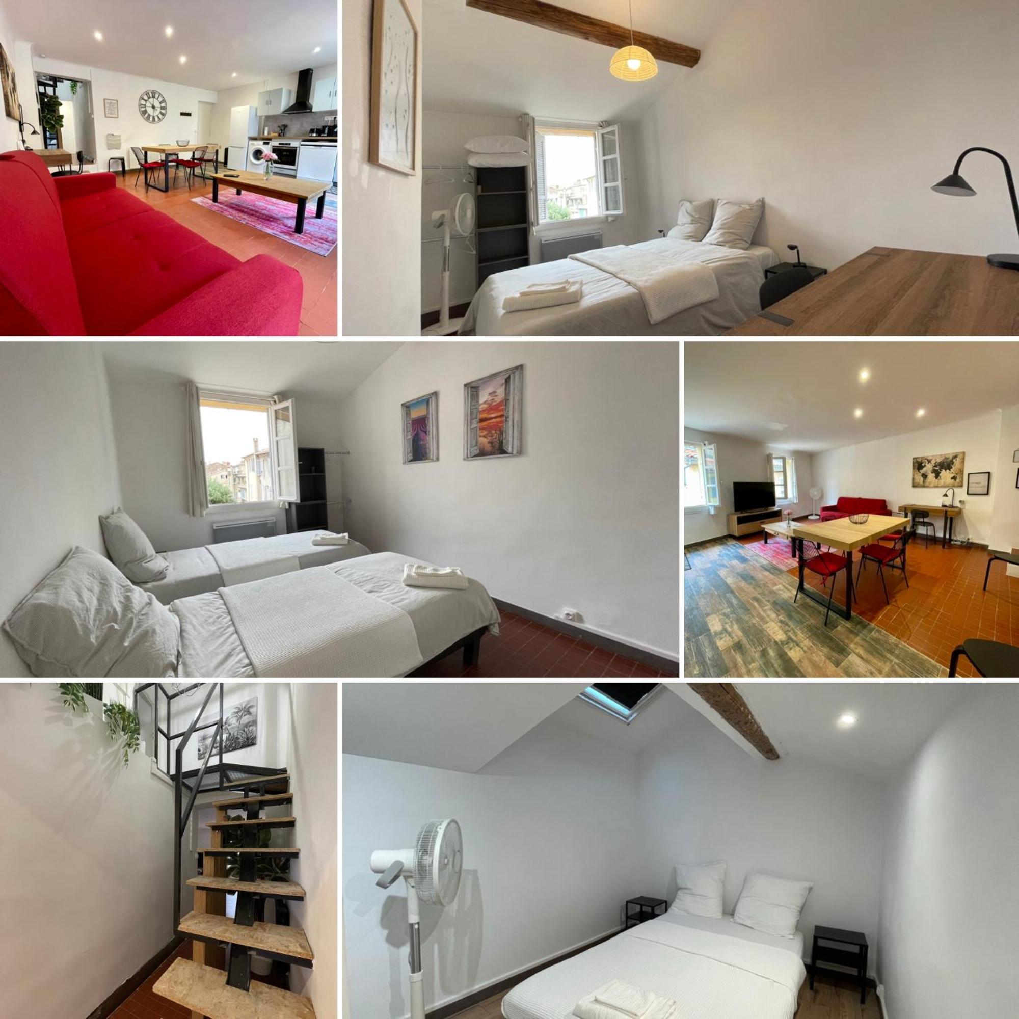 Spacieux Appartement T4 / 70 M2 8 Personnes Aix-en-Provence Exteriör bild